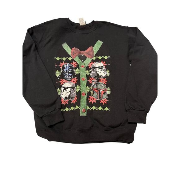 Starwars medium Christmas sweatsjirt - Picture 1 of 3